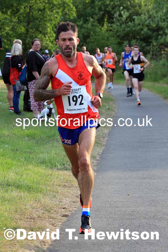 Mens 2022 Sunderland 5k Road Races, Silksworth, Sunderland, Thursday, july 21st, Photo: David T. Hewitson/Sports for All Pics